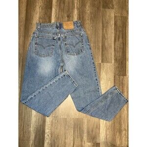 Vintage Levis 550 Jeans 28x30.5 Womens 10 Relaxed Fit Tapered 90s Faded Denim 97